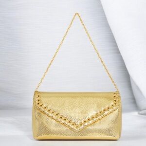 Rebecca Minkoff Gold Metallic Clutch